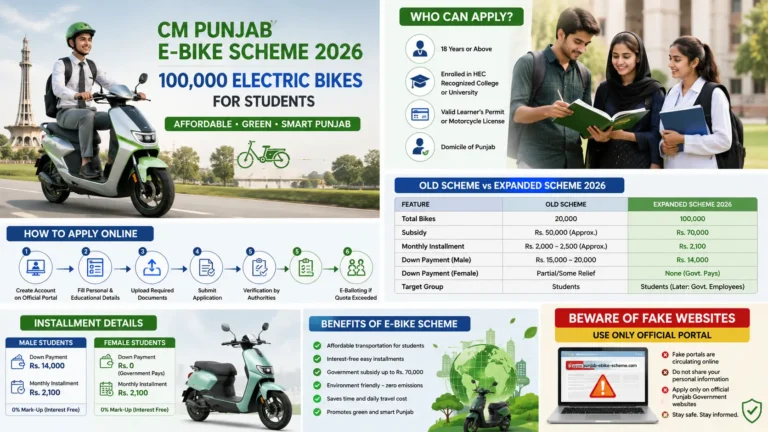 CM Punjab E-Bike Scheme 2026