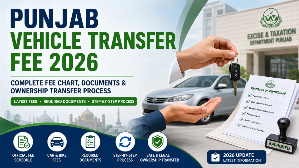 Punjab Vehicle Transfer Fee 2026 – Complete Fee Chart, Documents & Ownership Transfer Process 1 punjab-vehicle-transfer-fee