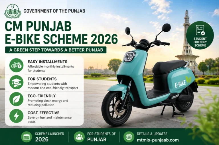 CM Punjab E-Bike Scheme 2026: Status, Eligibility & Subsidy Details 1 CM Punjab E-Bike Scheme 2026 — student riding electric motorcycle in Punjab